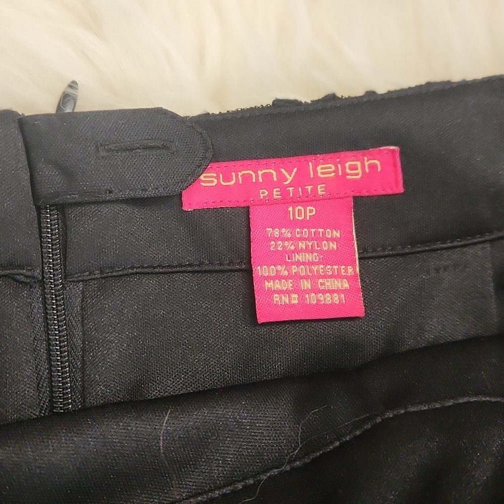 Y2K Lace Overlay Midi Black Pencil Skirt - Picture 3 of 4